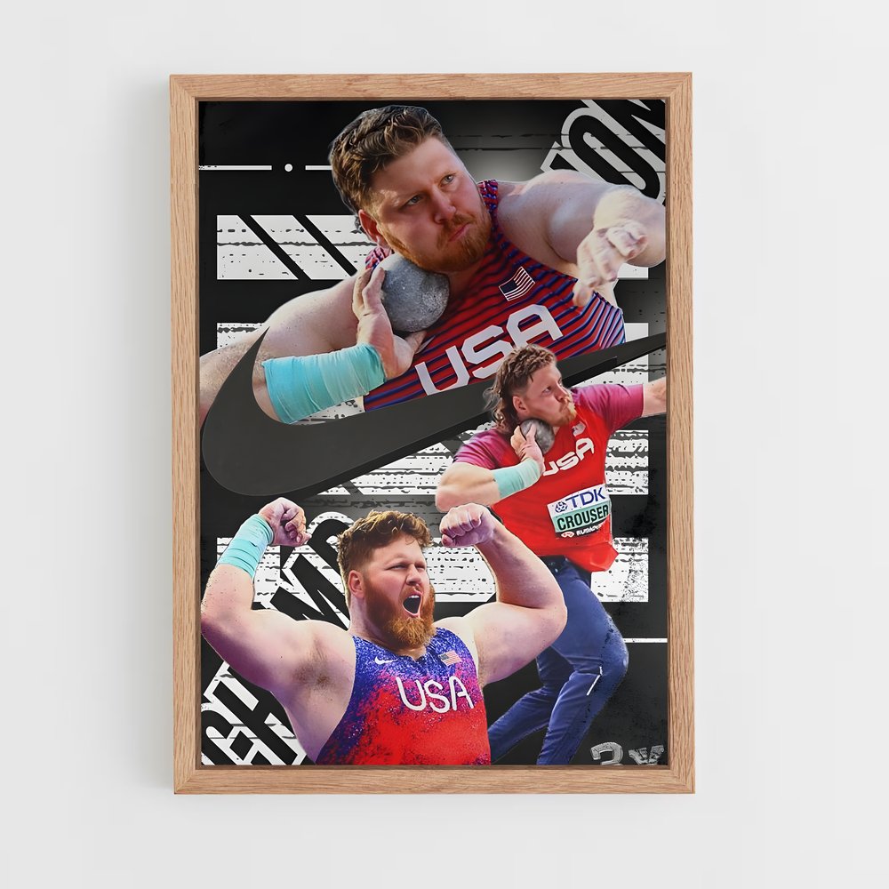 Poster Ryan crouser – affiche Athlétisme (vue 4)